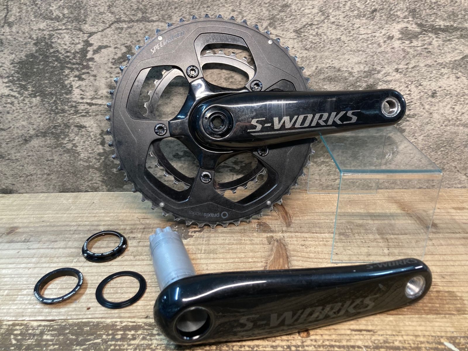 IZ322 スペシャライズド SPECIALIZED S-WORKS FACT CARBON カーボン クランクセット 52|36 170mm Φ30