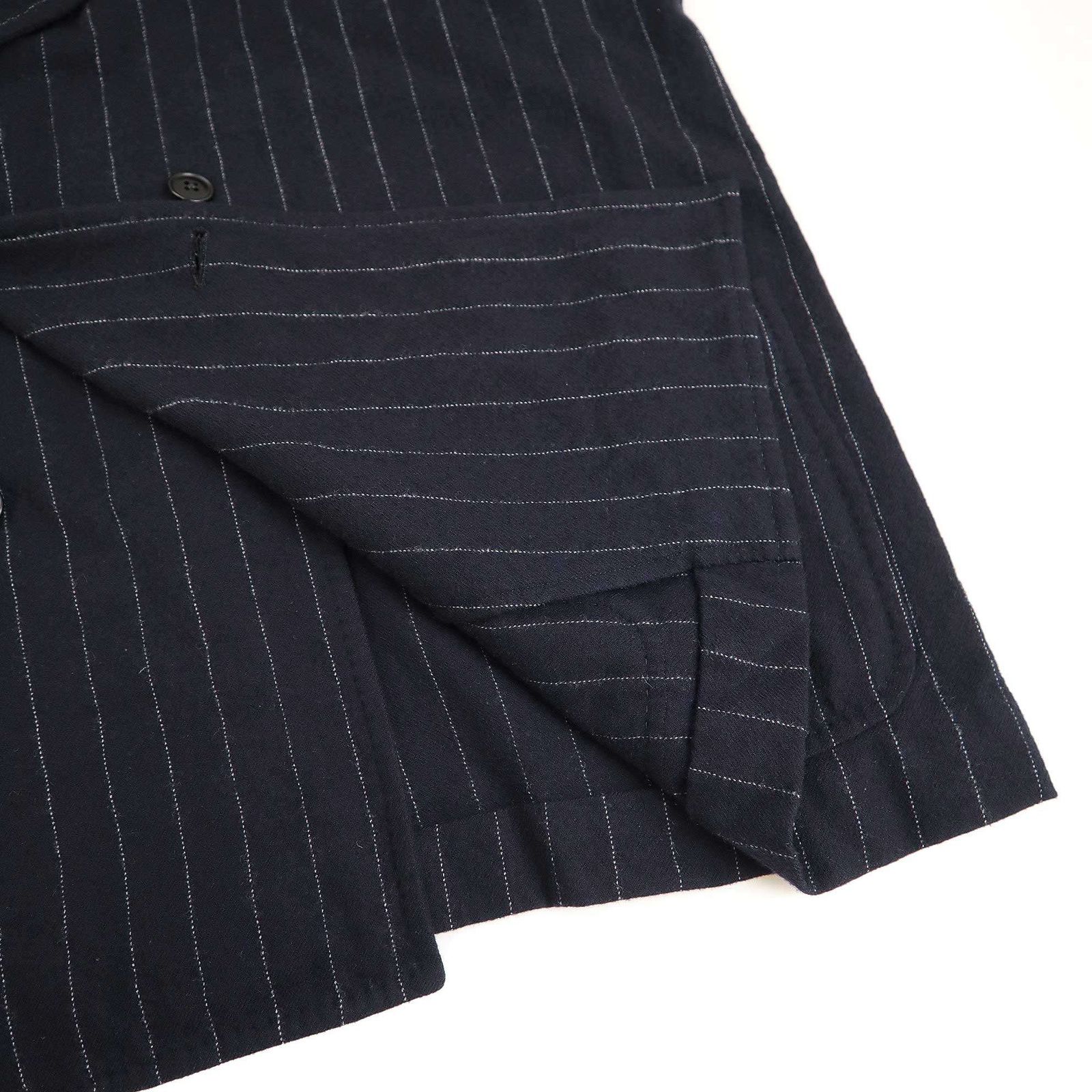 COMOLI コモリ 20AW 強縮ウールストライプジャケット&イージーパンツ 