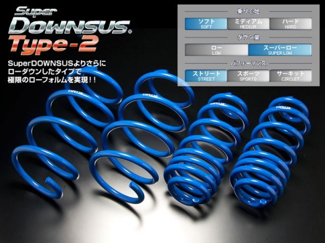 【エスぺリア】[ESPELIR]MH21S ワゴンR(2WD/ターボ/4型)用スーパーダウンサスType2