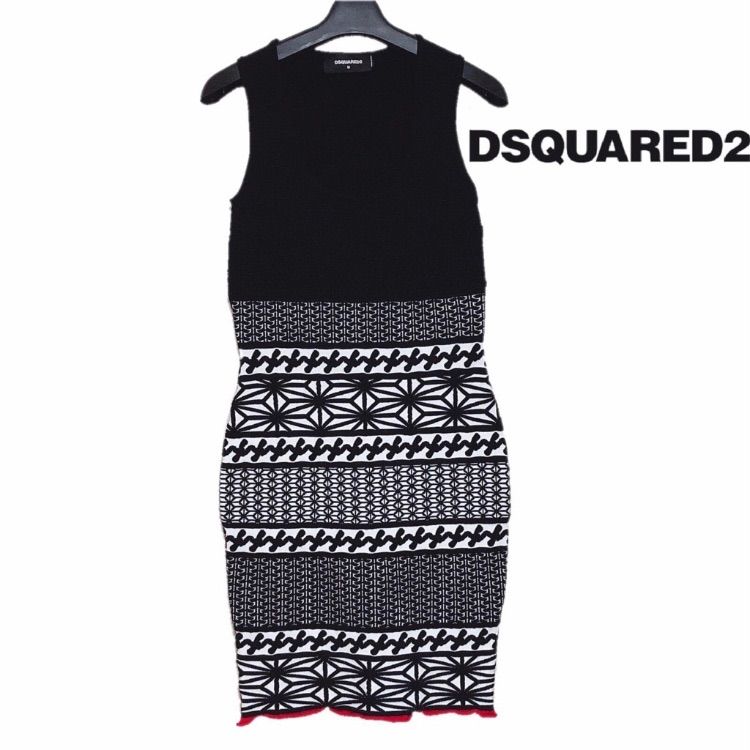 DSQUARED 2 ディースクエアード ワンピース BLACK M