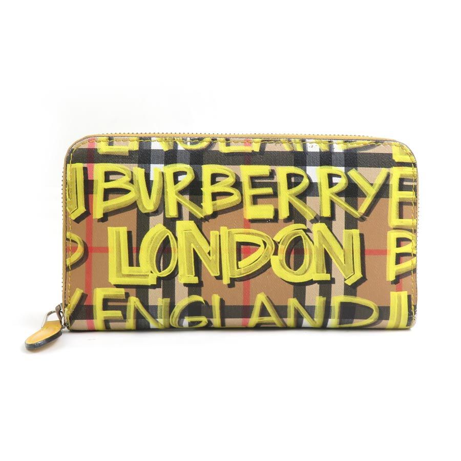 バーバリー BURBERRY ラウンドファスナー長財布