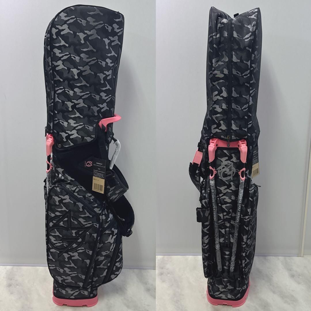 新品未使用 オムニックス スタンドバッグ カモ/ピンク 8.5型 迷彩柄 新品未使用 オムニックス スタンドバッグ カモ/ピンク 8.5型 迷彩柄