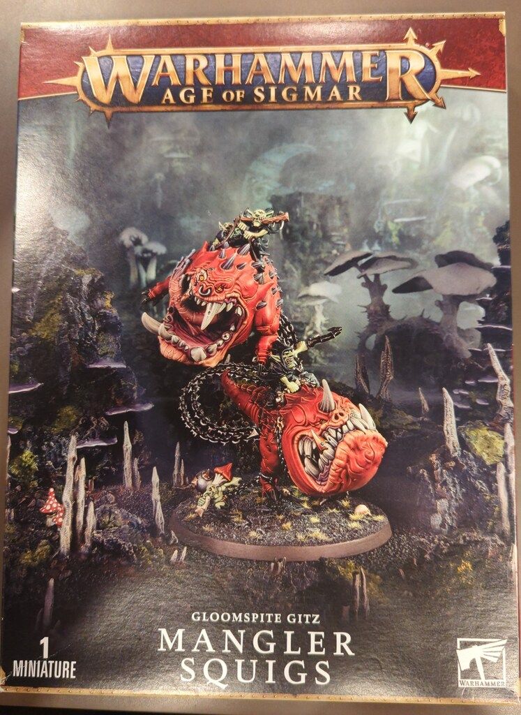GAMES WORKSHOP WARHAMMER AGE OF SIGMAR GLOOMSPITE GITZ Mangler Squigs マングラー スクイッグ 2021