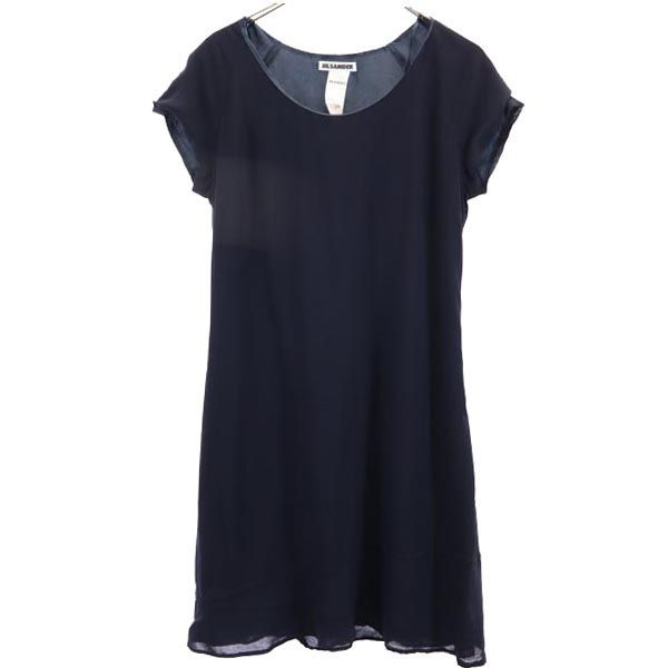 JIL SANDER ワンピース 40 JIL SANDER 美品 ジルサンダー ヴィンテージ ローズプリント