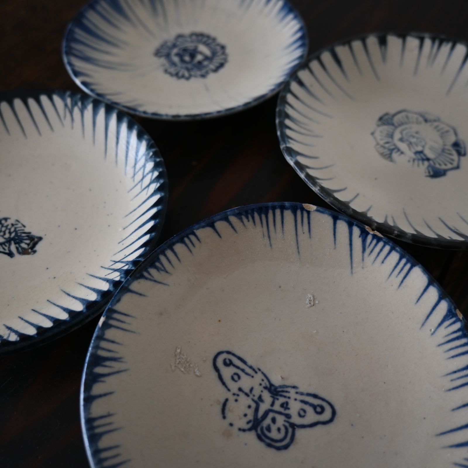 4枚セット ビンテージ ソンベ焼 ベトナム