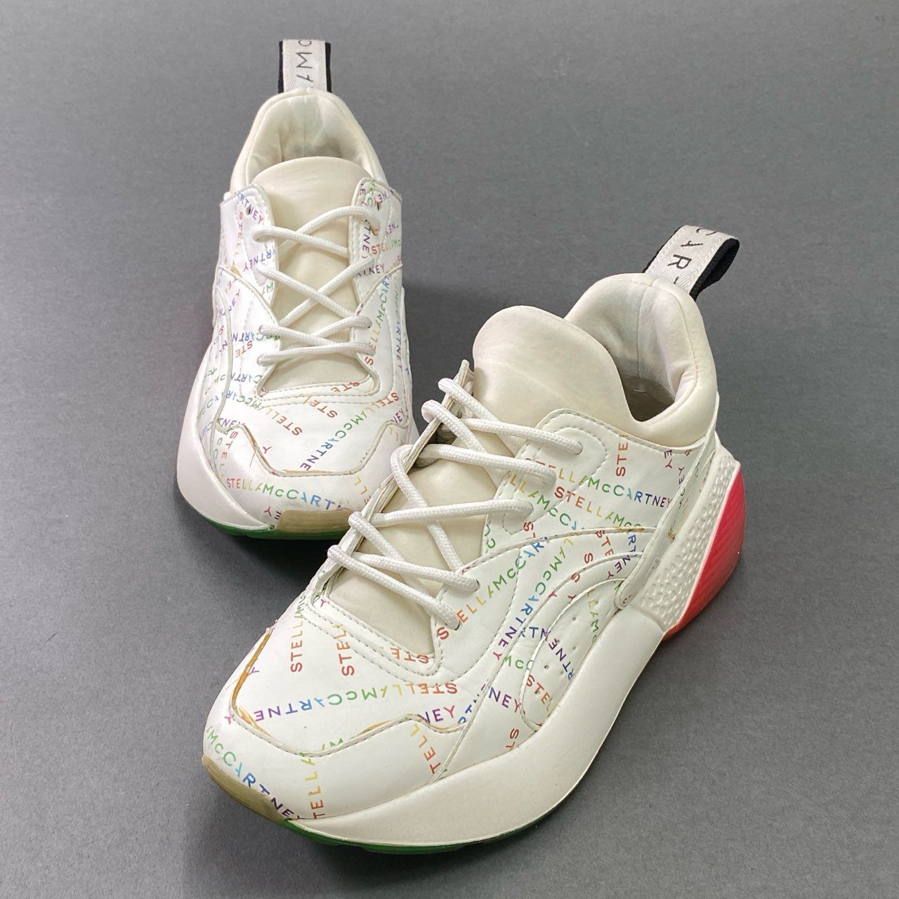 STELLA McCARTNEY 虹色スニーカー Stella McCartney】ステラマッカートニー 厚底スニーカー