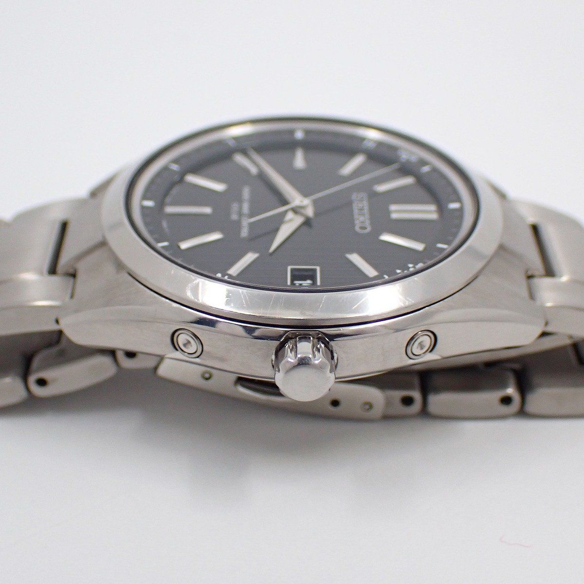 【良品】7B24-0BH0セイコーブライツ電波ソーラーチタン腕時計sagz083 SEIKO セイコー ブライツ ソーラー電波 メンズ 腕時計 チタン