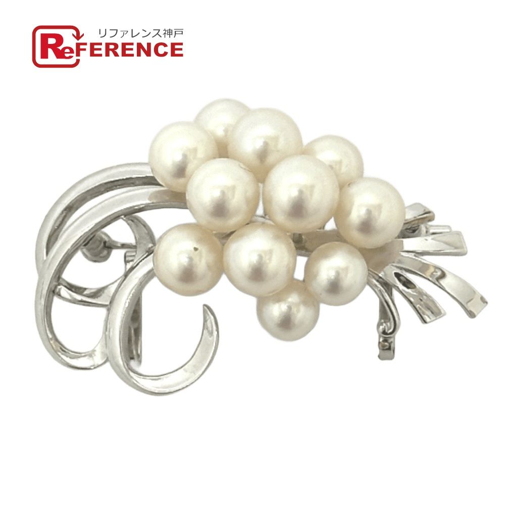jewelry ジュエリー ブローチ K14WG 11Pパール K14WG シルバー