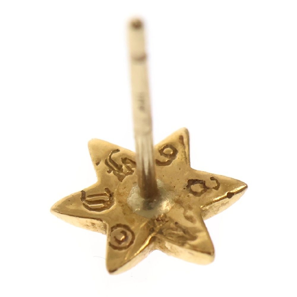 CHROME HEARTS (クロムハーツ) 22K CO STAR スタースタッドピアス