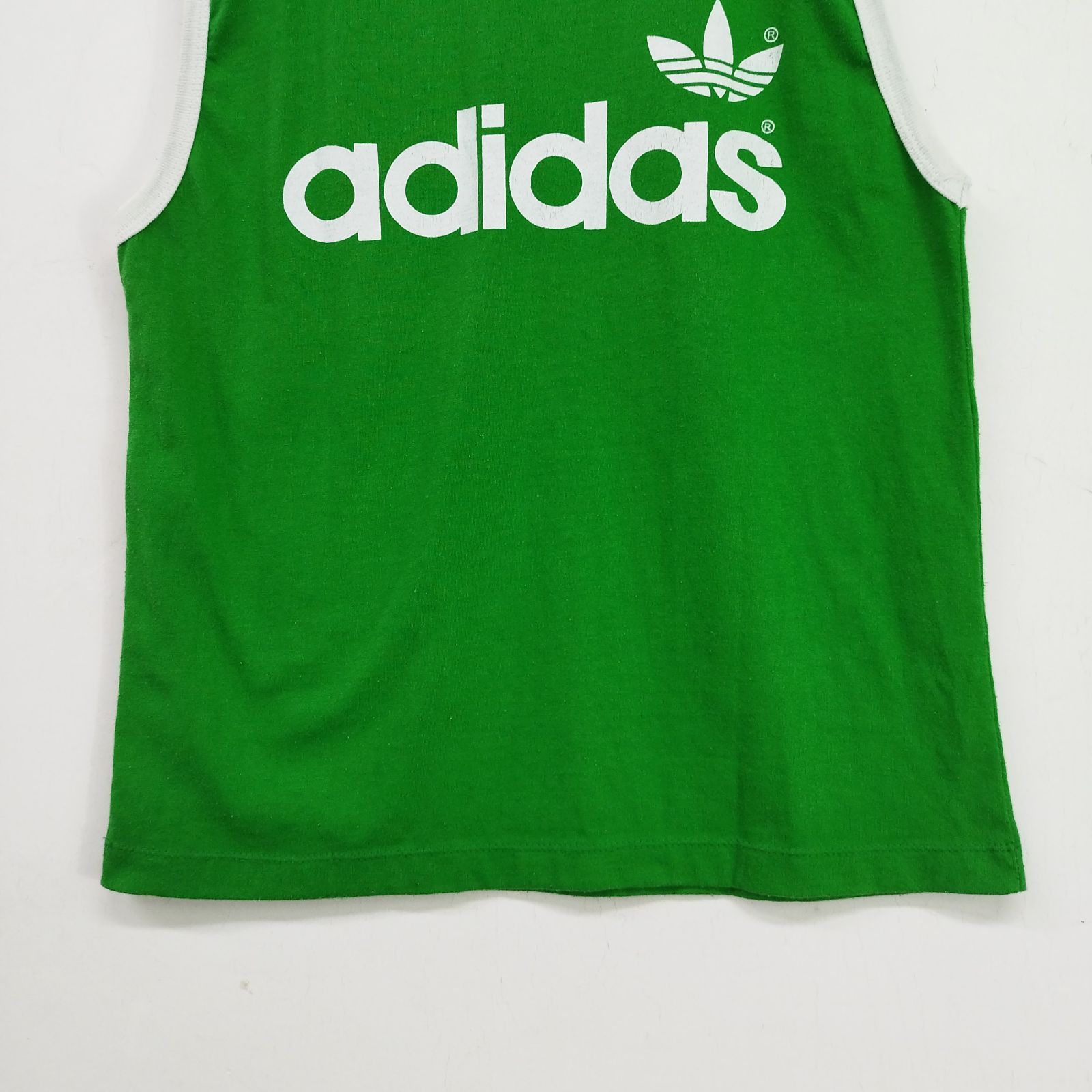 adidas アディダス トレフォイル ロゴ プリント タンクトップ