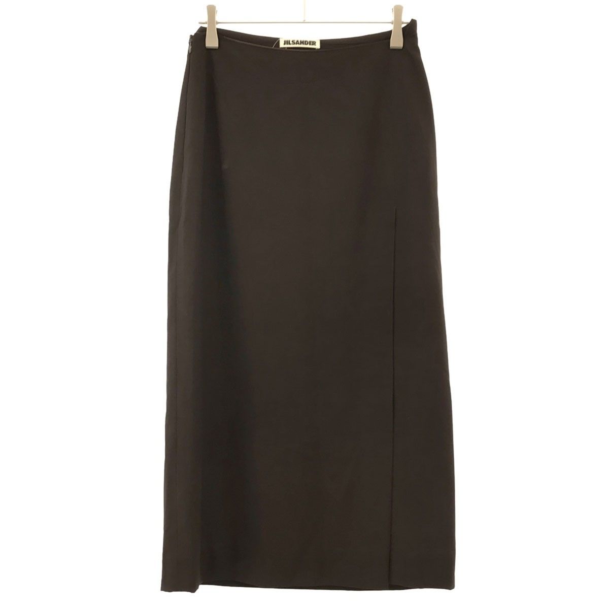 JIL SANDER ジルサンダー ロングタイトスカート ブラウン 34 - メルカリ