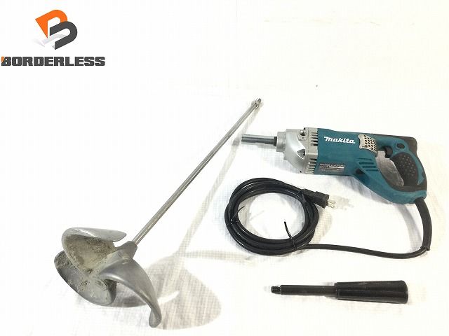 中古品makita マキタ 100V カクハン機 UT2204 シャフト＋パドル付 かくはん機 攪拌機 撹拌機 ミキサー 88430