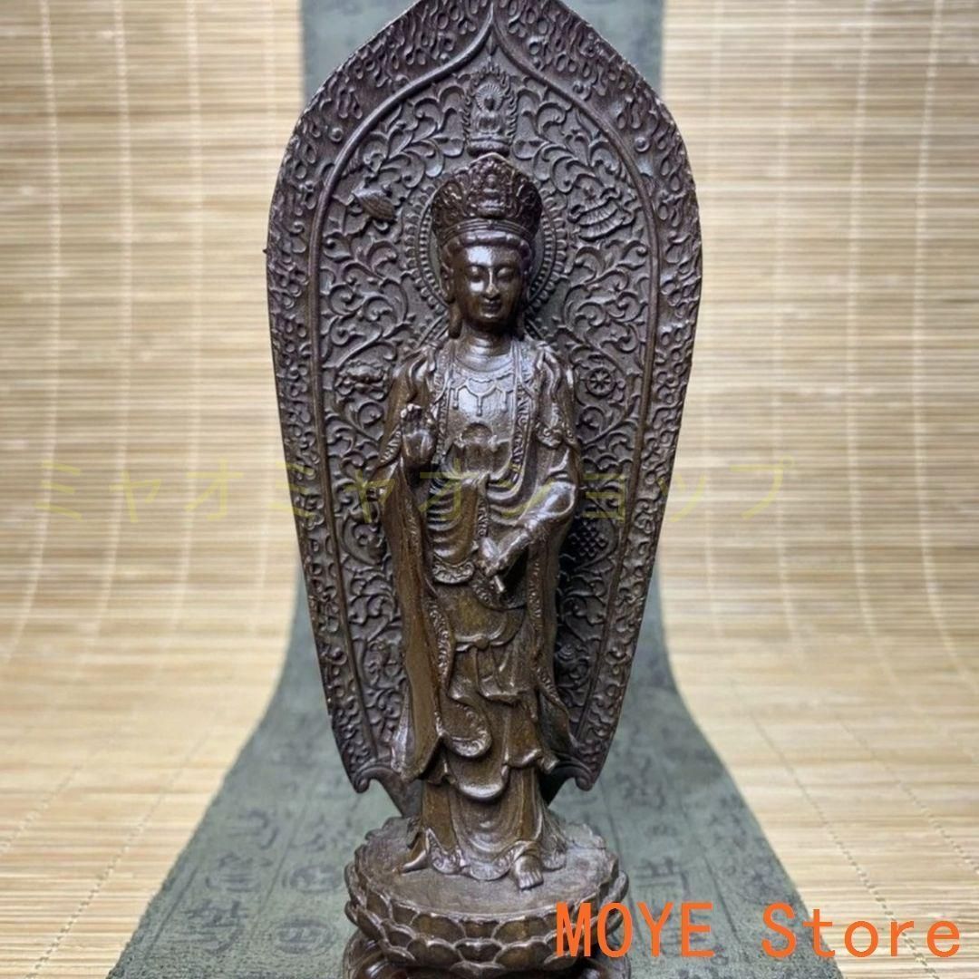 仏教美術 三聖仏 西方三聖仏像 小仏像 銅製 銅器 仏教美術 中国