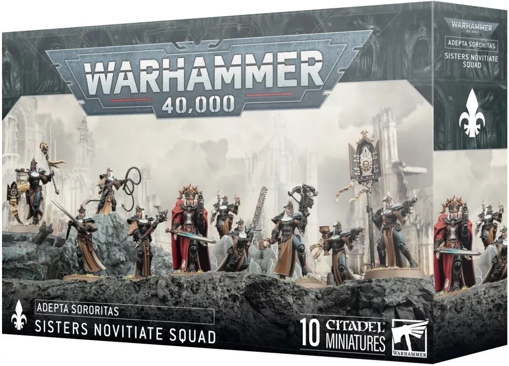 ミニチュアゲーム アデプタ ソロリタス シスター ノヴィシエイト スカッド ウォーハンマー40000 Adepta Sororitas Sisters Novitiate Sqd 52-64