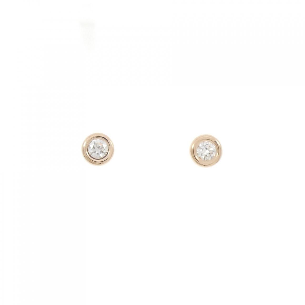 ティファニー バイザヤード ピアス 0.14CT