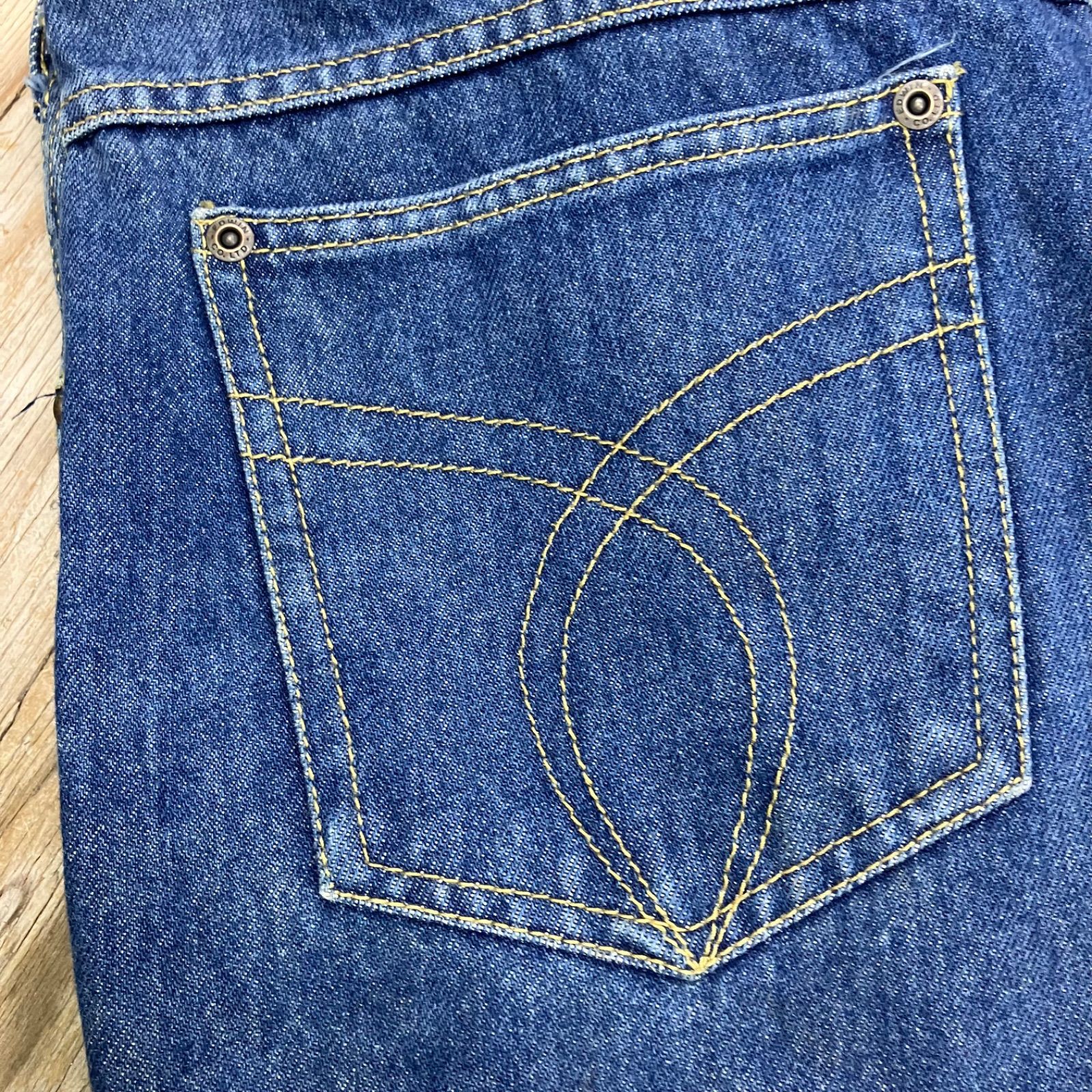 EDWIN エドウィン ワイド ストレート デニム パンツ ジーンズ 