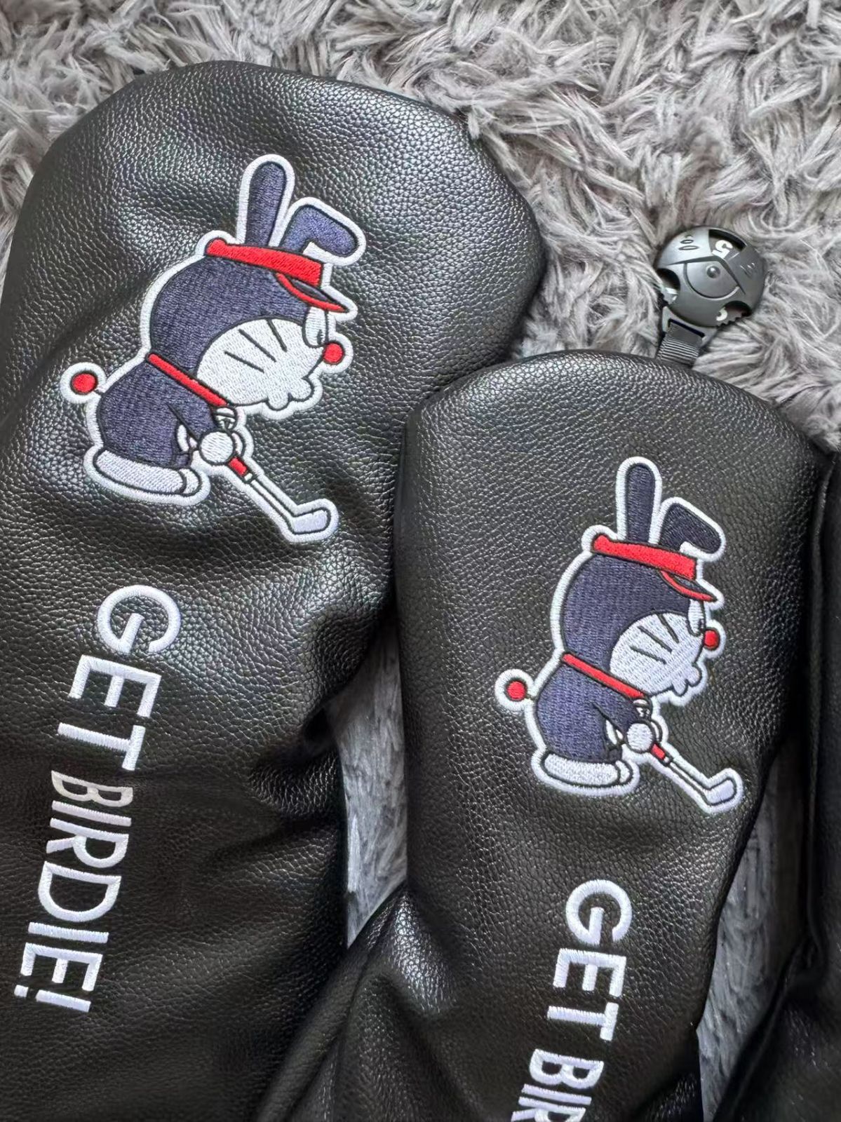 新品未使用 5点セット Golf ゴルフクラブ ヘッドカバー ドラえもん ゴルフヘッドカバー1+3+5+UT+UT