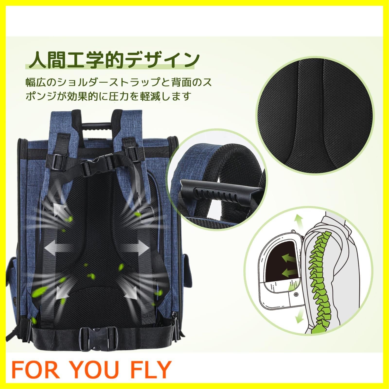 リュック メッシュ窓