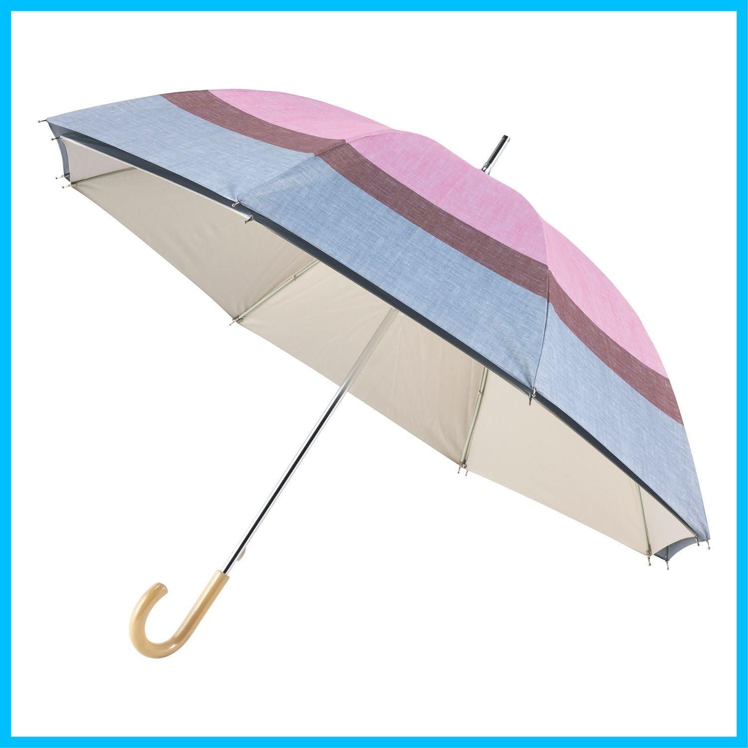 在庫 DANNETU 長傘 断熱 日傘 遮光 UV 晴雨兼用プリント ムーンバット エスタ 30223 06 33 50 レッド