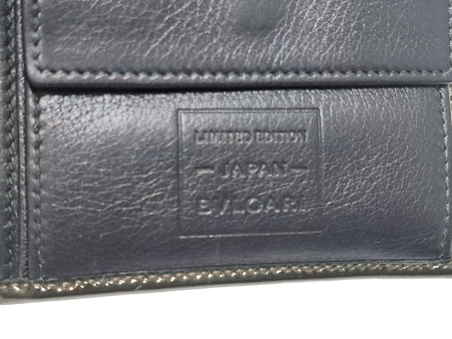 BVLGARI ブルガリ レオーニ 二つ折り 財布 ネイビー ブルガリ 財布 二つ折り メンズ ブランド BVLGARI 財布 メンズ