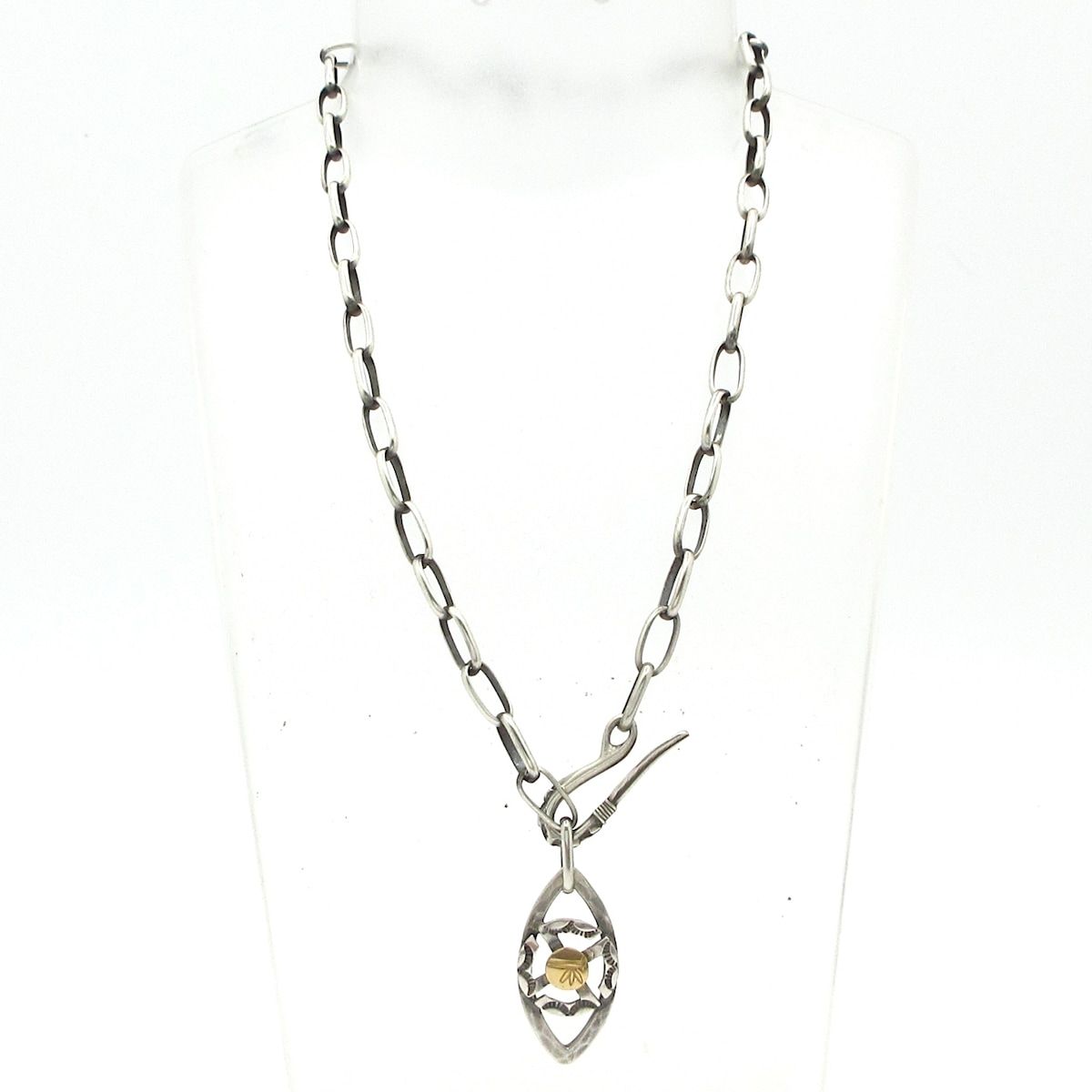 フラットヘッド ネックレス THE FLAT HEAD(フラットヘッド) ネックレス シルバー×ゴールド