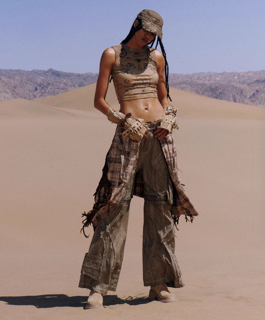 PERSONSOUL Structured Pantsワイドパンツ ジーンズ - メルカリ 