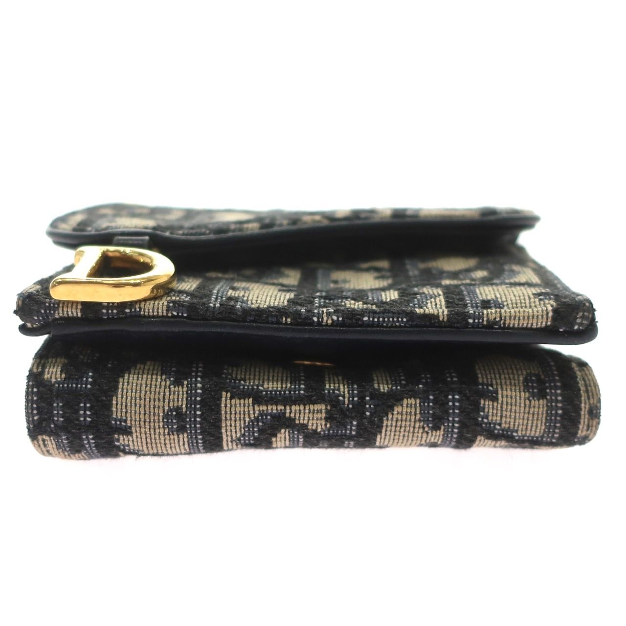 美品】Christian Dior クリスチャンディオール トロッター柄 三つ折り