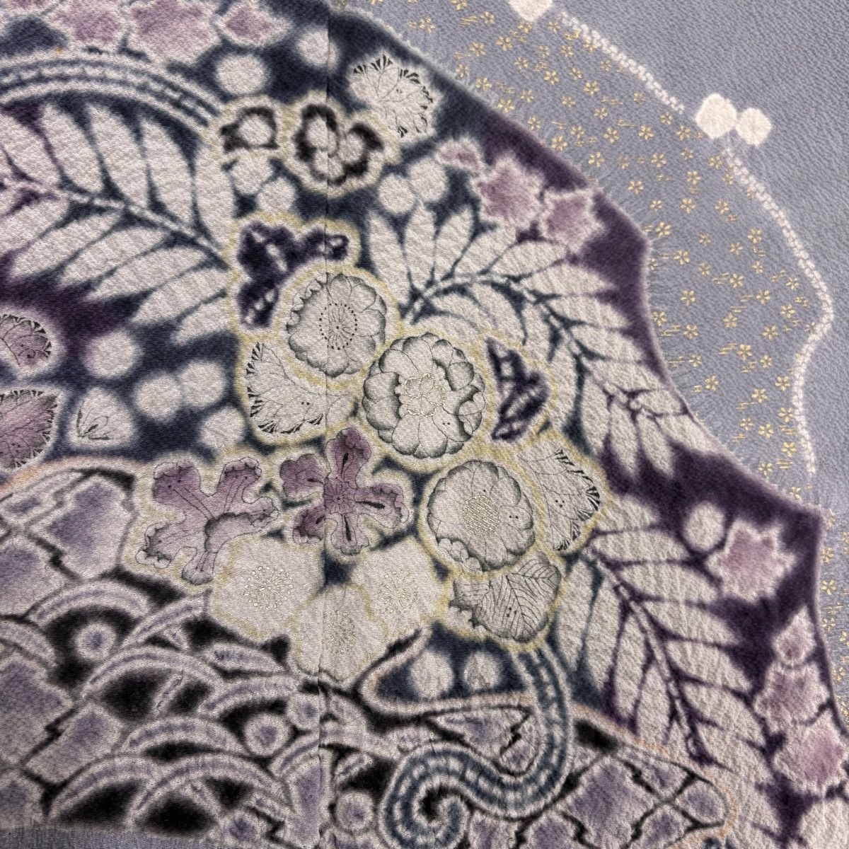 みゆ◯◯様　⭐️深ボルドー　辻ヶ花　裄70cm 訪問着　美品 ¥ tujigahana-houmongi_7.jpg