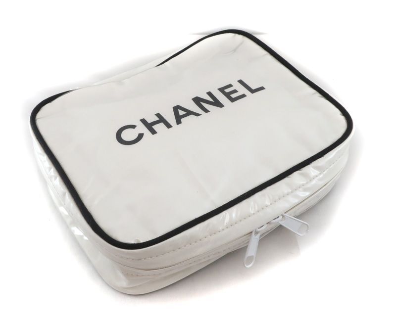 美品 シャネル CHANEL トラベルポーチ コスメポーチ ボトルセット