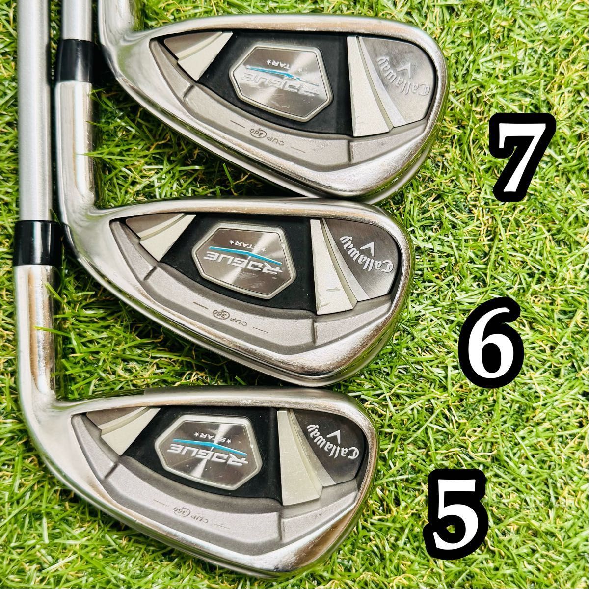 【良品】初心者推奨 キャロウェイ ローグスター メンズアイアンセット 7本 R 良品】初心者推奨 キャロウェイ ローグスター メンズアイアン