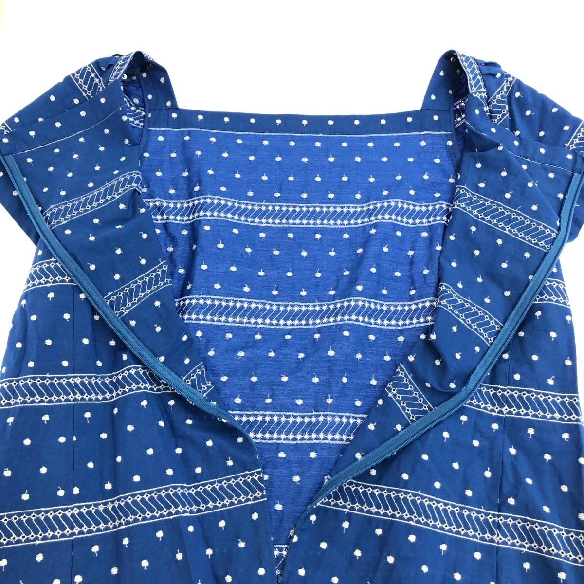 Junko shimada 49アベニュージュンコシマダ 刺繍ワンピース サイズ:40  