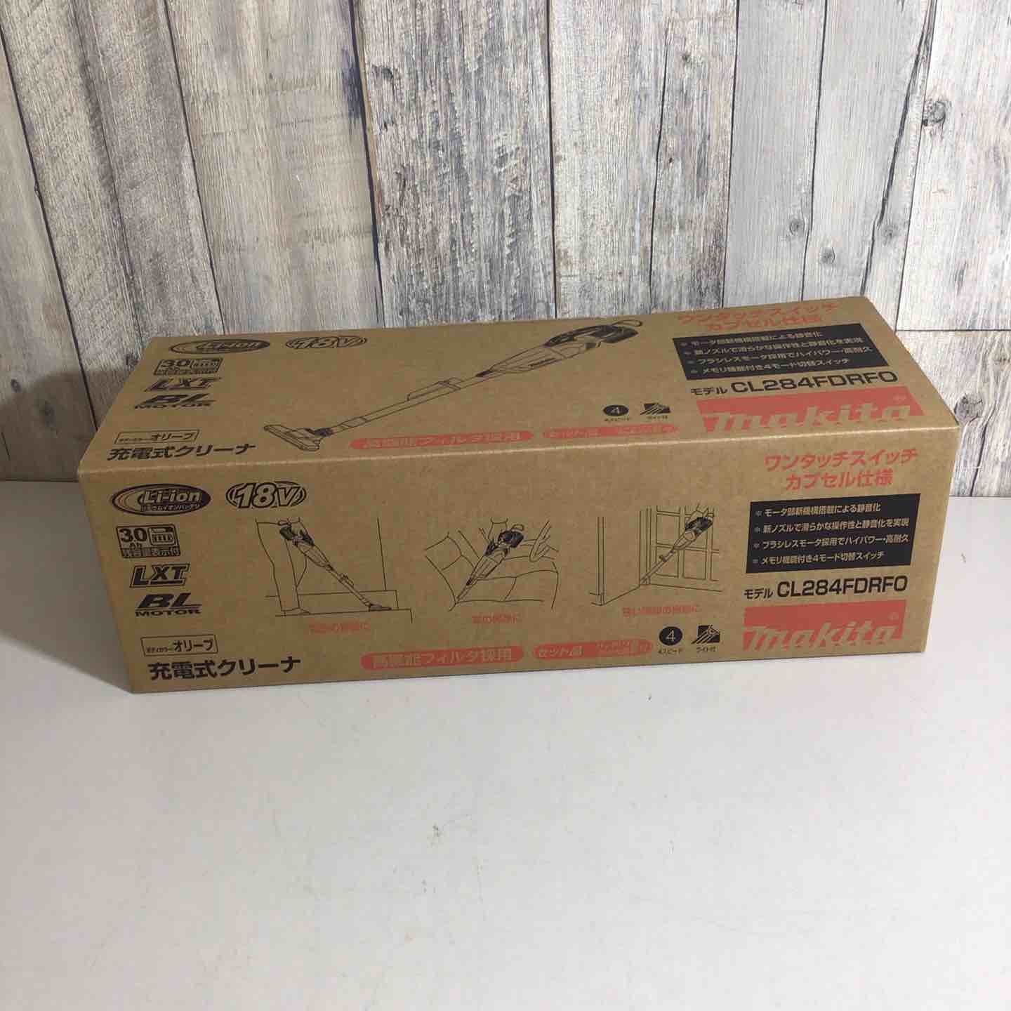 マキタ makita コードレスクリーナー CL284FDRFO バッテリー＆充電器付き オリーブ 戸田店