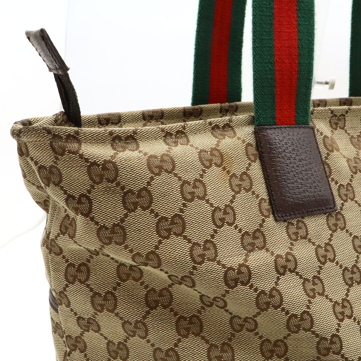 仕*ん様 GUCCI ✨良品✨ トートバッグ マザーズバッグ キャンバス レザー GUCCI グッチ GGキャンバス マザーズバッグ トートバッグ ラージトート
