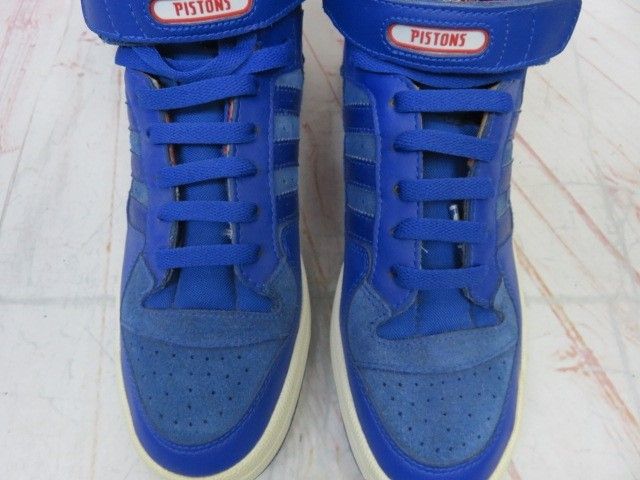 【中古】adidas ｱﾃﾞｨﾀﾞｽ ｽﾆｰｶｰ FORUM MID NBA PISTONS 060125 ﾌﾞﾙｰ 28.0cm 991804612