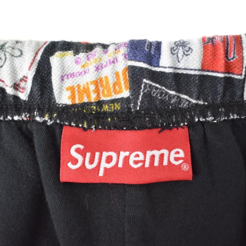 シュプリーム SUPREME 21SS Labels Pique Short ラベル柄 ピケ