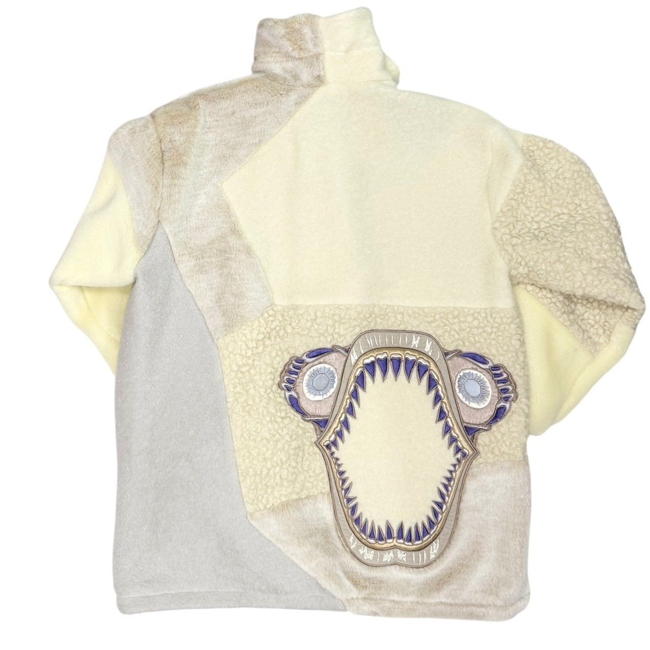 ha za ma ハザマ 2025PC UNKNOWN UNKNOWN 未 生命体γのボアフリースジャケット S アイボリー 14848