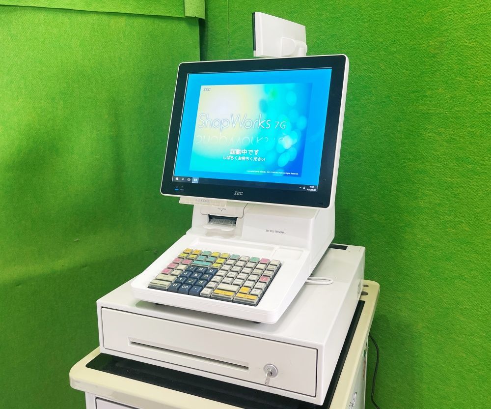 東芝テック QT-200-V1-51WA-R プリンター 一体型POSターミナル レジスター ディスプレー15形TFTモデル V-001