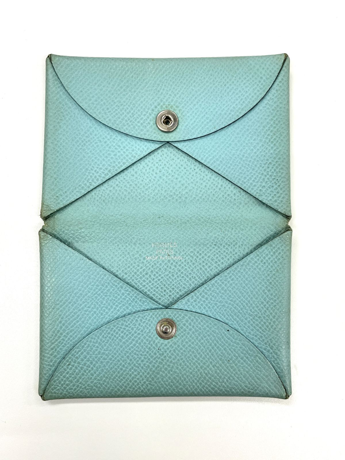 HERMES エルメス カルヴィ 2015年 レザー カードケース 名刺入れ