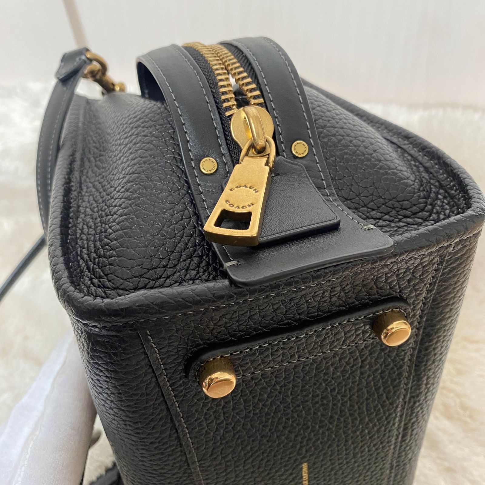 ☆美品 COACH コーチ ローグ25 3way ハンド ショルダーバッグ ブラック