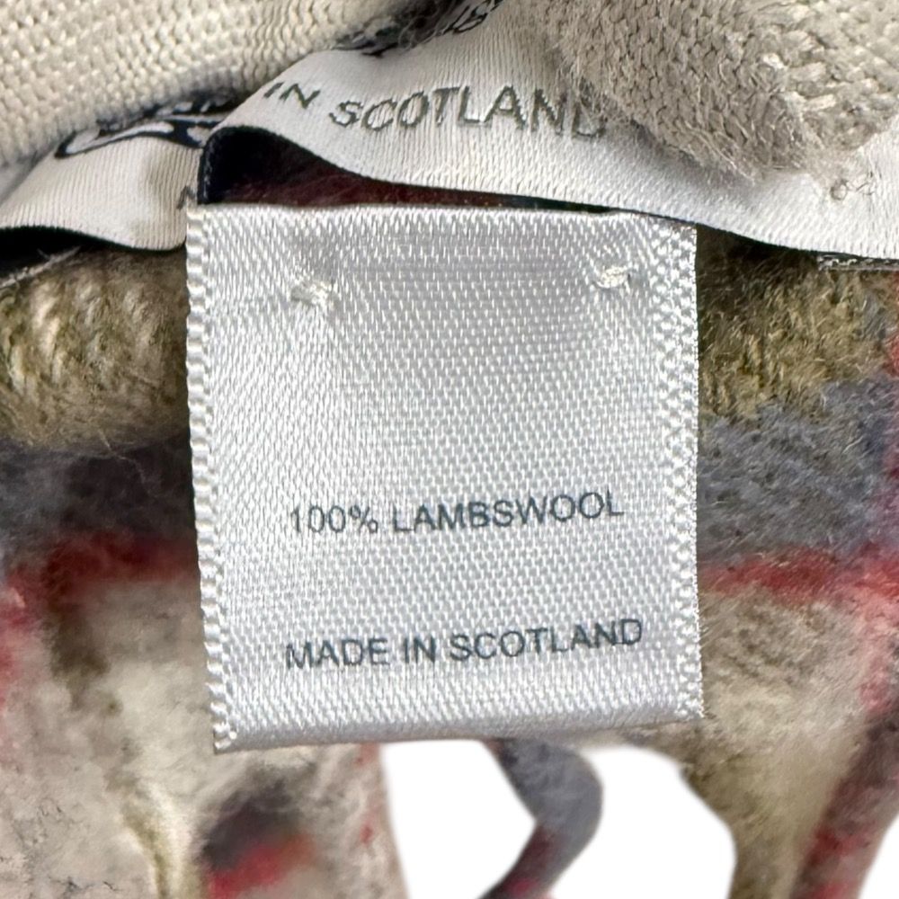 中古】johnstons of elgin(ジョンストンズ) マフラー チェック柄  