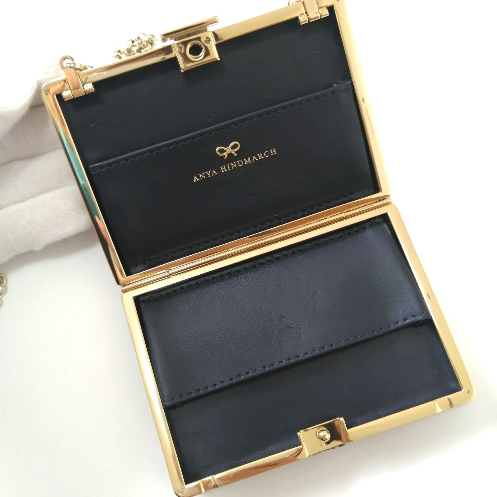 売約済です！アニヤハインドマーチ　ジップカードケース　パイソン Eyes ジップ・カードケース | Anya Hindmarch JP