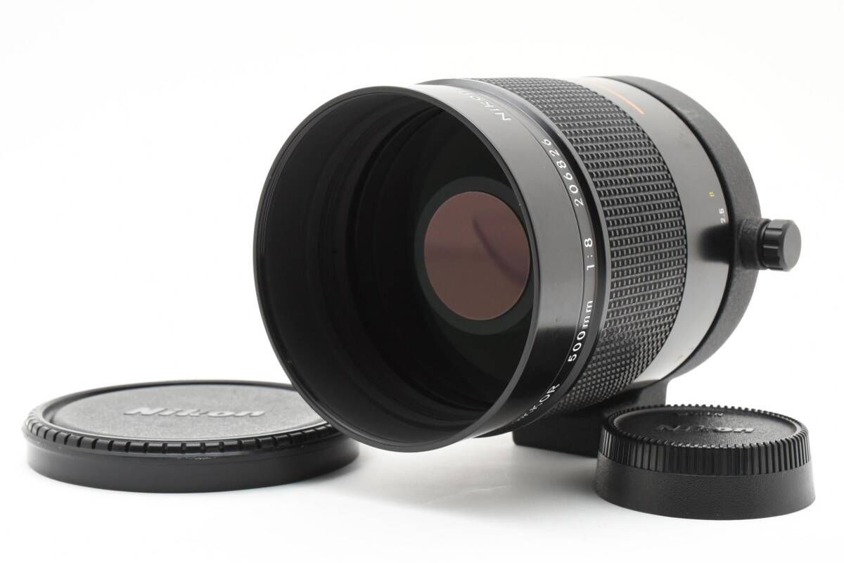 上品 ニコン Nikon Reflex-NIKKOR 500mm F8 NEW 前後キャップ 純正メタルフード HN-27 付属 1635A19