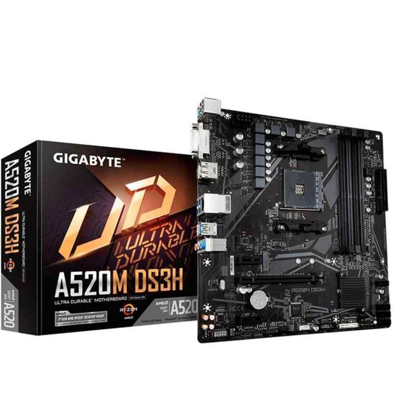 GIGABYTE A520M DS3H マザーボード Micro-ATX AMD A520チップセット搭載 MB6086
