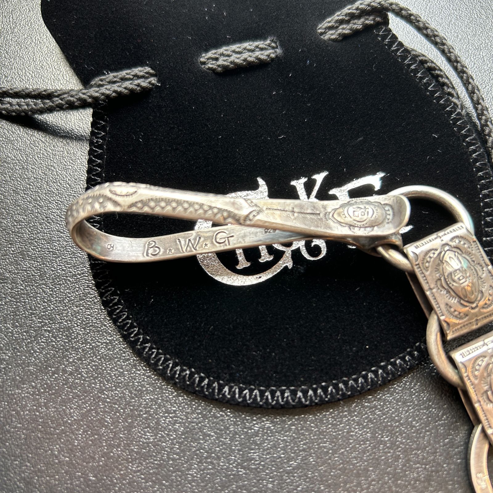 CHOOKE × B.W.G.】 KEY HOOK キーホルダー シルバー シルバー925 新品 