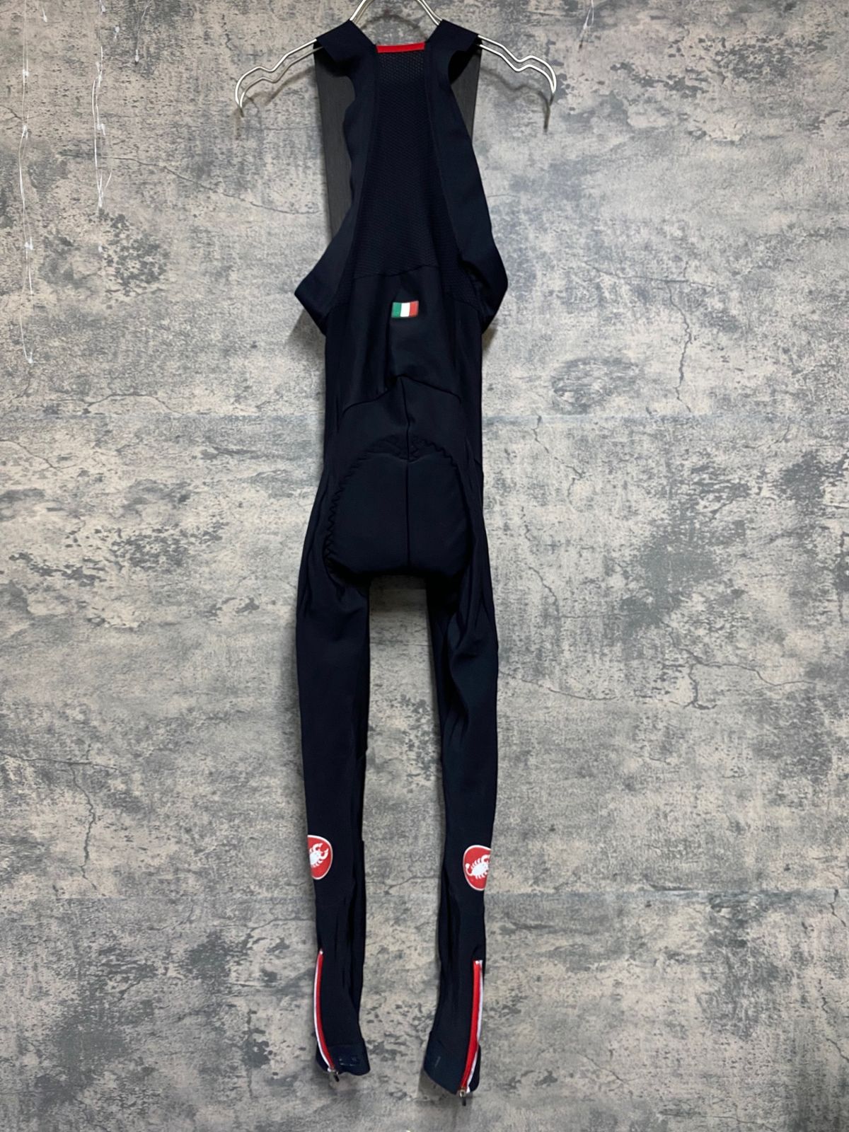 自転車 JJ548 カステリ CASTELLI ロッソコルサ ROSSO CORSA ビブタイツ