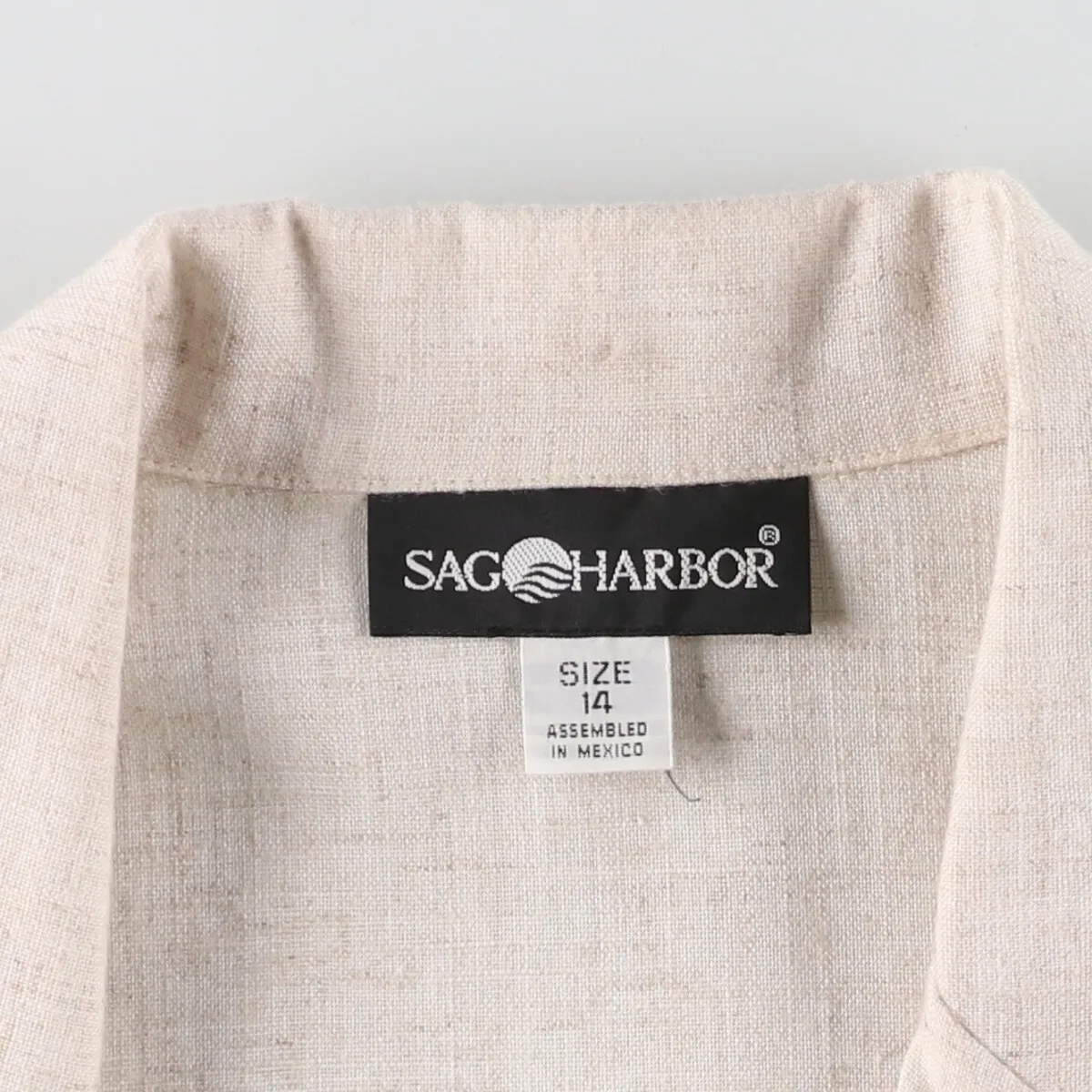 古着 SAG HARBOR イージージャケット テーラードジャケット レディース 