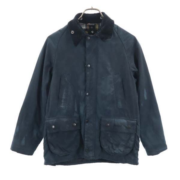 バブアー 英国製 オイルド ビデイルジャケット XL ネイビー系 Barbour