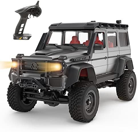 ラジコン クローラー ホビー ラジコンカー オフロード 4WD 独立懸架 四輪駆動 1|12 カスタム 改造 大人向け 操作時間40分 RCカー LED付き 2.4GHz ラジコン車モデル クラシックモデル MN-86アップグレード版 国