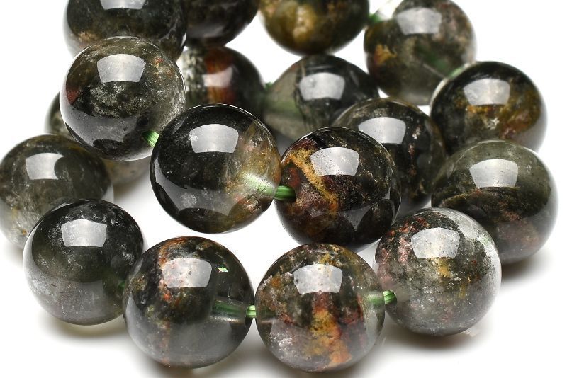 【１点物】濃密内包 ガーデンクォーツ　11mm　ブレスレット  パワーストーン 天然石 _U6186