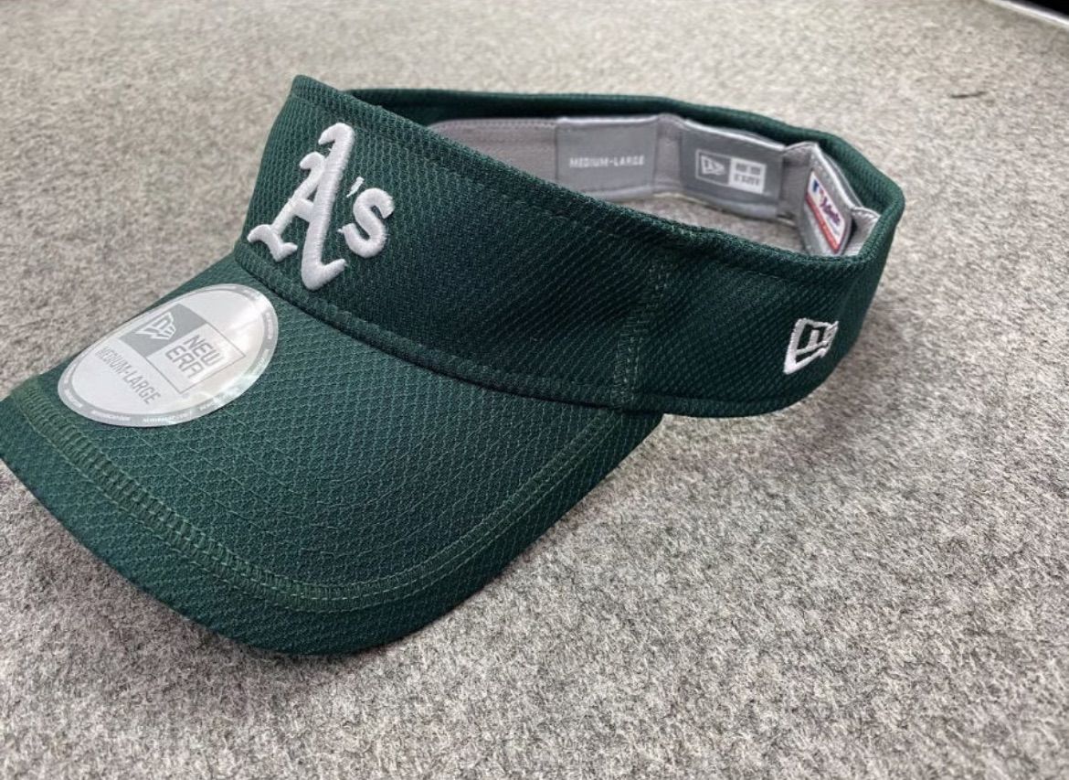 公式クラブハウスモデル NEWERA ニューエラ サンバイザー Athletics 